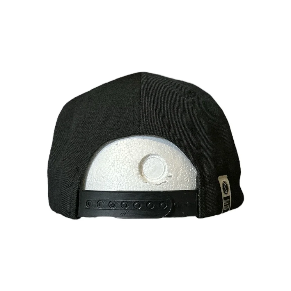 Salty Crew Rod & Gun Club Black SnapBack Adjustable Hat The Classics Yupoong